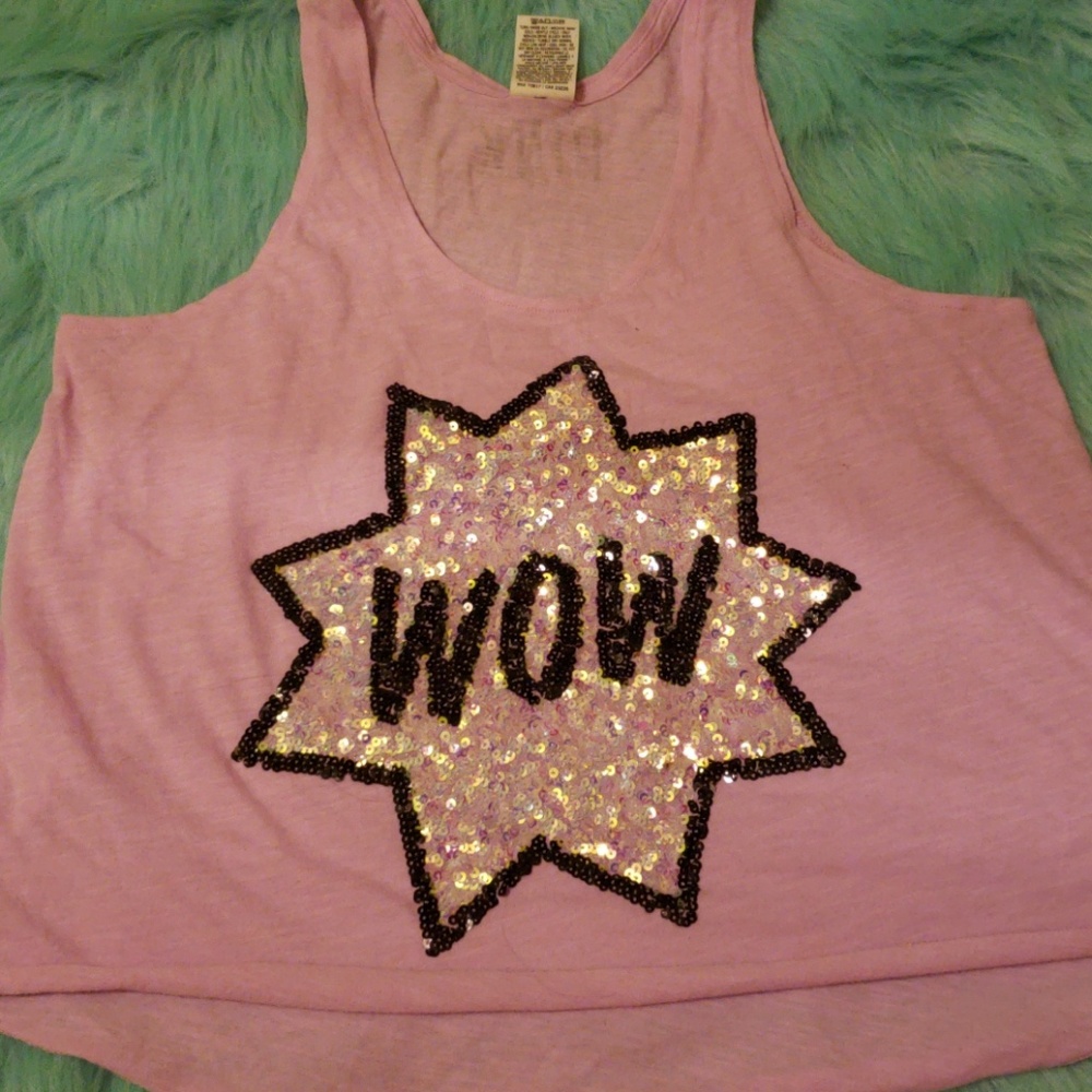 Pink tank top